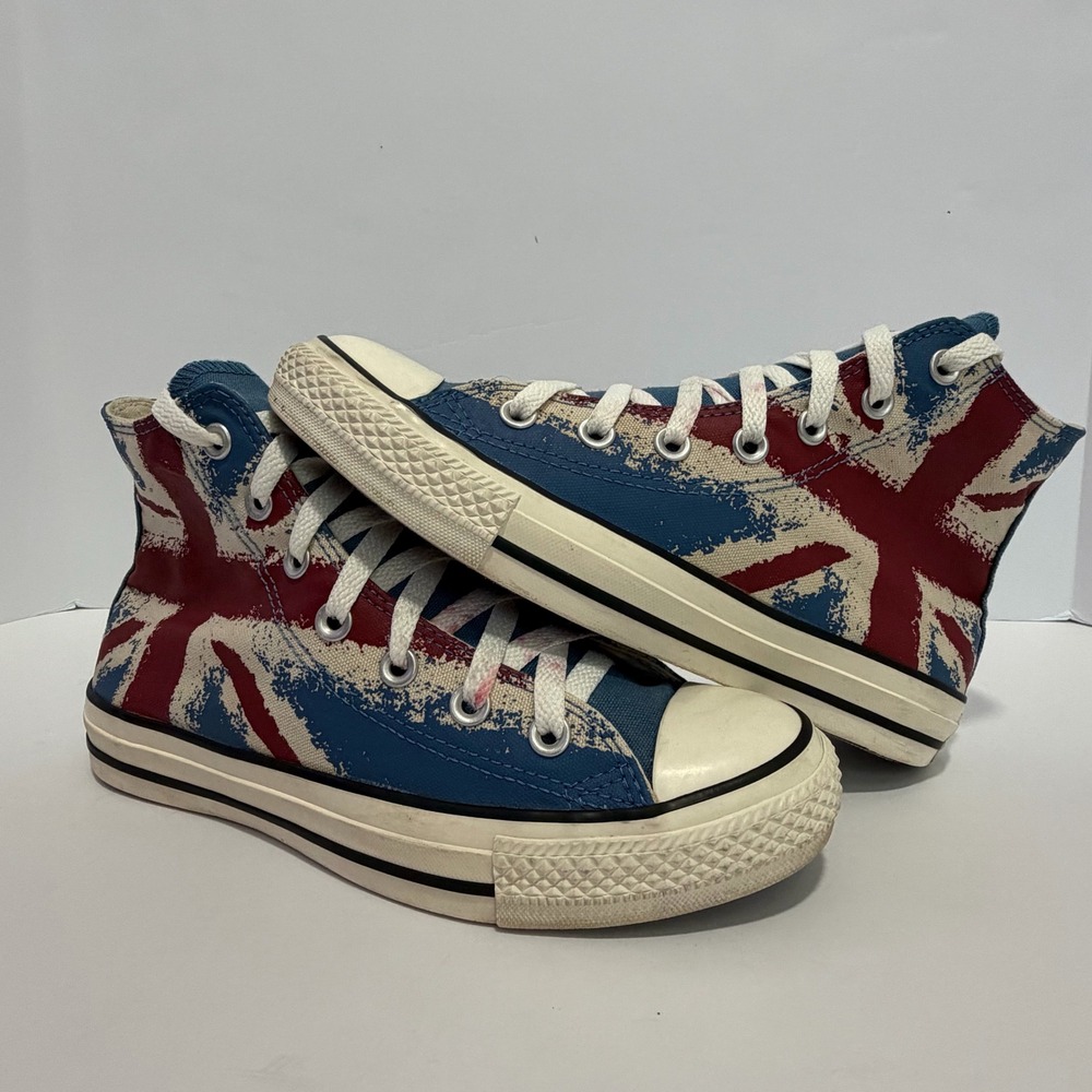 Converse Chuck Taylor All Star Union Jack High Top Sneakers 149497F Women's 8